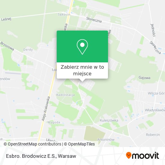 Mapa Esbro. Brodowicz E.S.