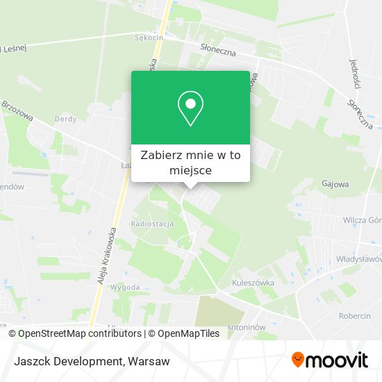 Mapa Jaszck Development