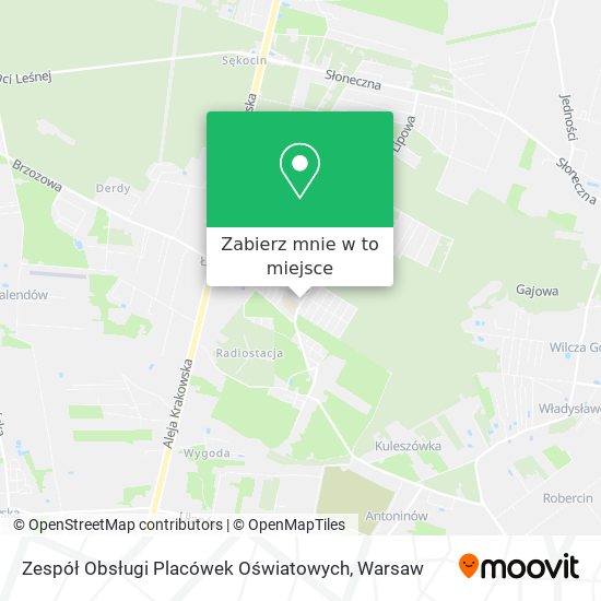 Mapa Zespół Obsługi Placówek Oświatowych