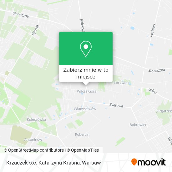 Mapa Krzaczek s.c. Katarzyna Krasna