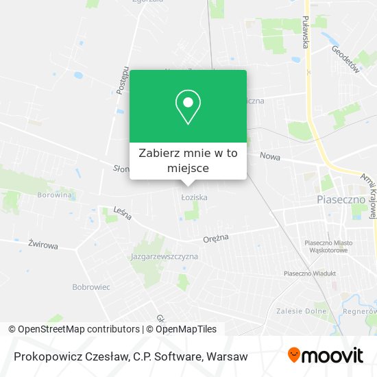 Mapa Prokopowicz Czesław, C.P. Software