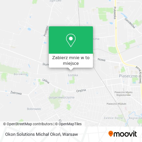 Mapa Okon Solutions Michał Okoń