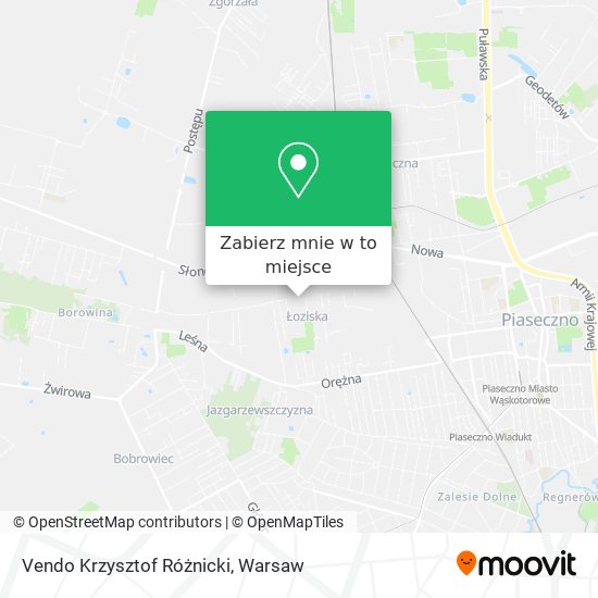 Mapa Vendo Krzysztof Różnicki