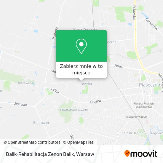 Mapa Balik-Rehabilitacja Zenon Balik