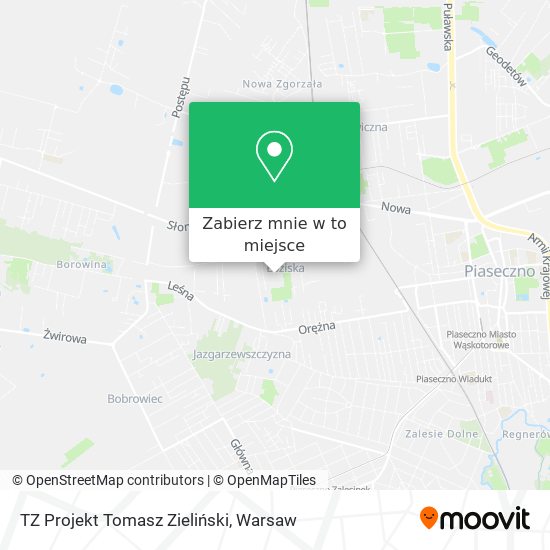 Mapa TZ Projekt Tomasz Zieliński