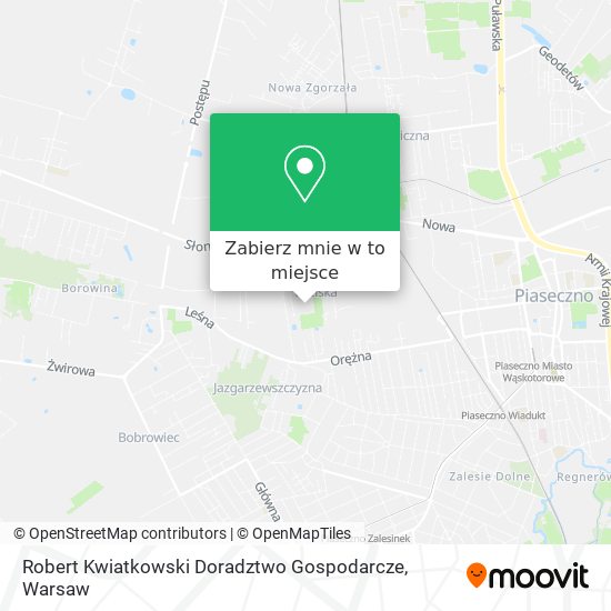 Mapa Robert Kwiatkowski Doradztwo Gospodarcze