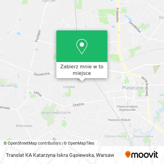 Mapa Translat KA Katarzyna Iskra Gąsiewska