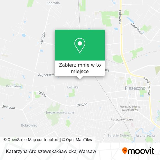 Mapa Katarzyna Arciszewska-Sawicka