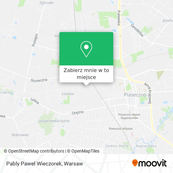 Mapa Pably Paweł Wieczorek