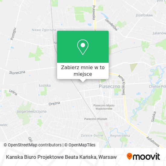 Mapa Kanska Biuro Projektowe Beata Kańska