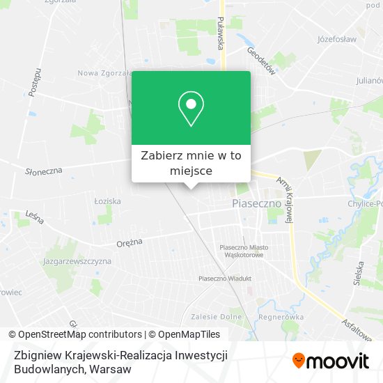 Mapa Zbigniew Krajewski-Realizacja Inwestycji Budowlanych