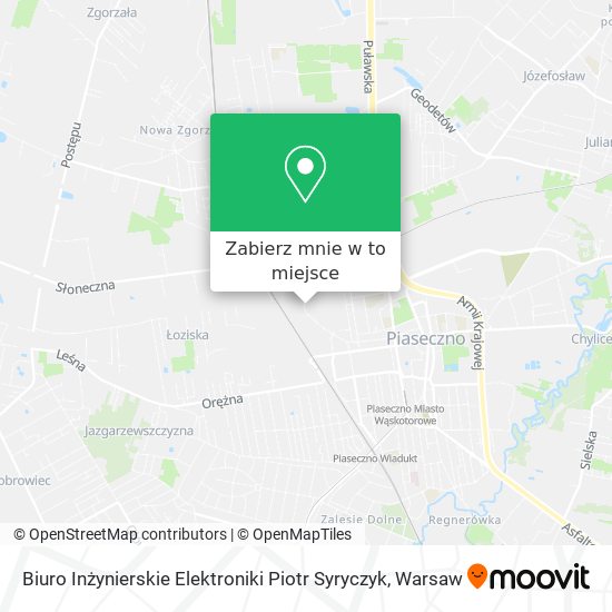 Mapa Biuro Inżynierskie Elektroniki Piotr Syryczyk