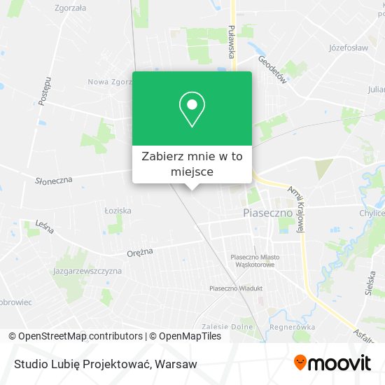 Mapa Studio Lubię Projektować