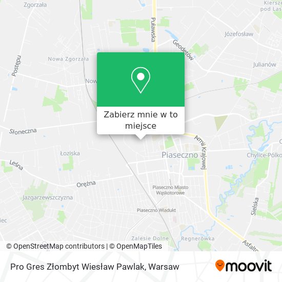 Mapa Pro Gres Złombyt Wiesław Pawlak