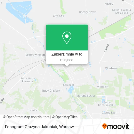 Mapa Fonogram Grażyna Jakubiak