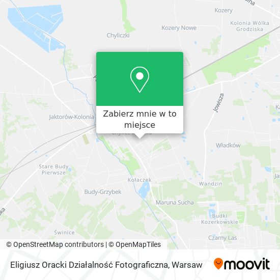 Mapa Eligiusz Oracki Działalność Fotograficzna