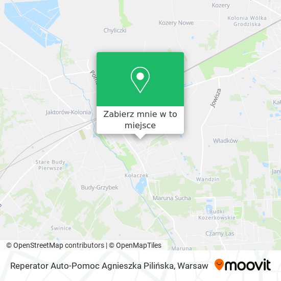 Mapa Reperator Auto-Pomoc Agnieszka Pilińska