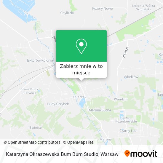 Mapa Katarzyna Okraszewska Bum Bum Studio