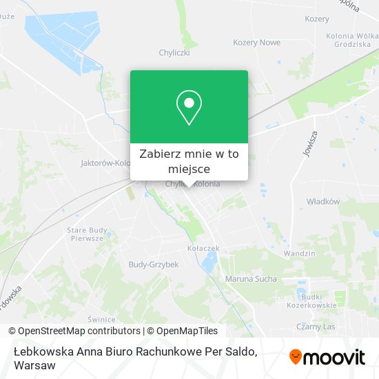 Mapa Łebkowska Anna Biuro Rachunkowe Per Saldo