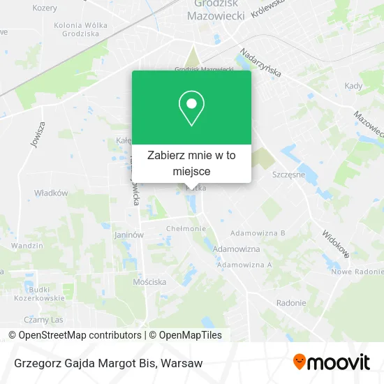 Mapa Grzegorz Gajda Margot Bis