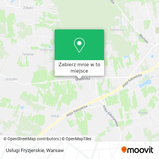 Mapa Usługi Fryzjerskie