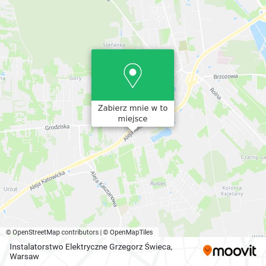 Mapa Instalatorstwo Elektryczne Grzegorz Świeca