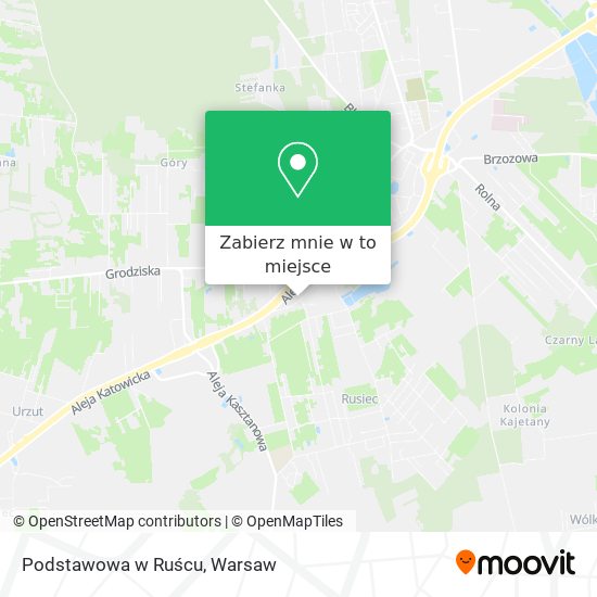 Mapa Podstawowa w Ruścu