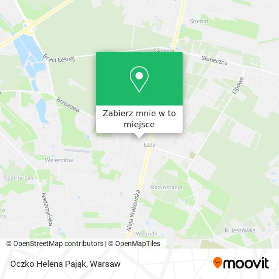 Mapa Oczko Helena Pająk