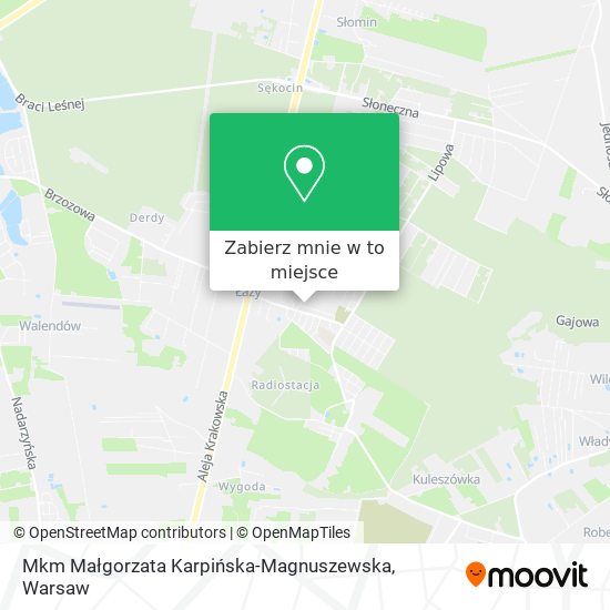 Mapa Mkm Małgorzata Karpińska-Magnuszewska