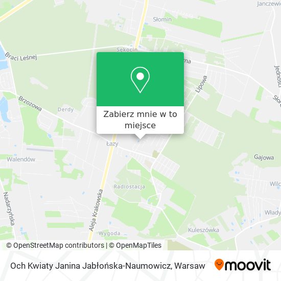 Mapa Och Kwiaty Janina Jabłońska-Naumowicz