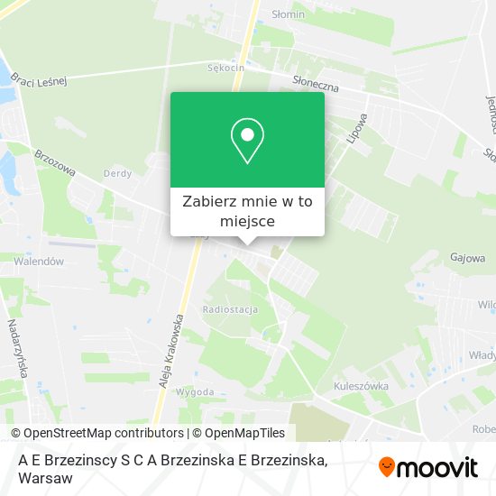 Mapa A E Brzezinscy S C A Brzezinska E Brzezinska