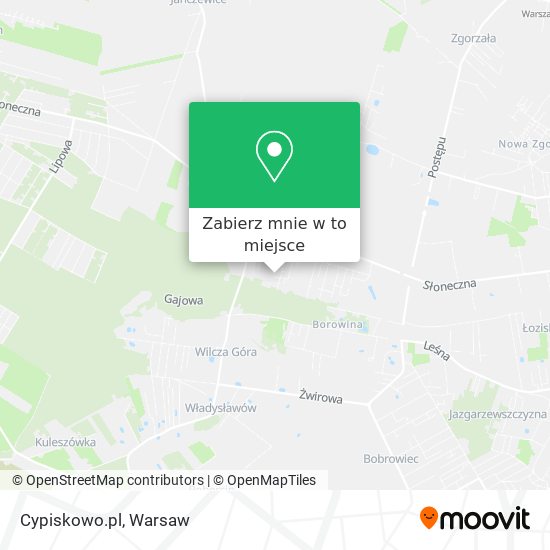 Mapa Cypiskowo.pl