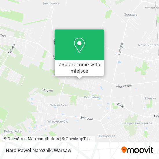 Mapa Naro Paweł Narożnik