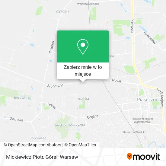 Mapa Mickiewicz Piotr, Góral