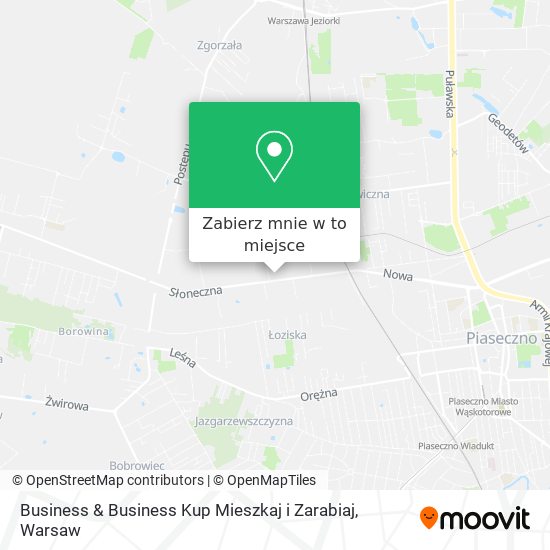 Mapa Business & Business Kup Mieszkaj i Zarabiaj