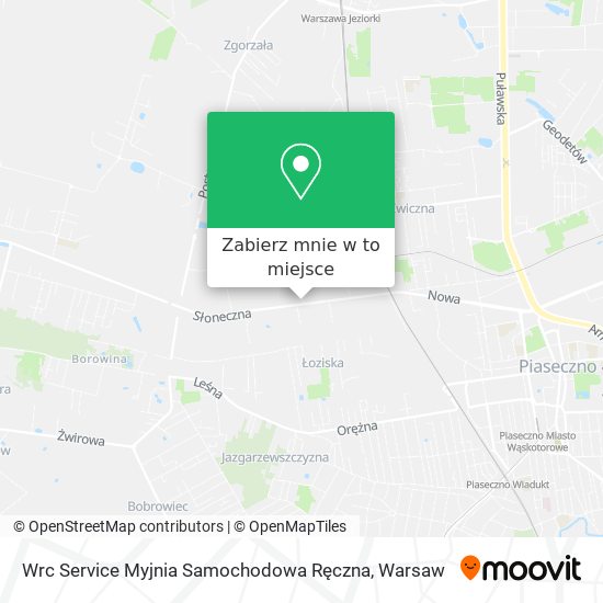 Mapa Wrc Service Myjnia Samochodowa Ręczna