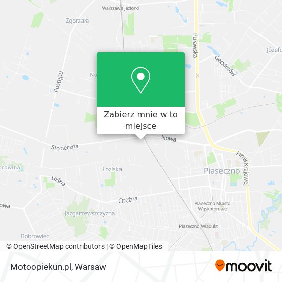 Mapa Motoopiekun.pl