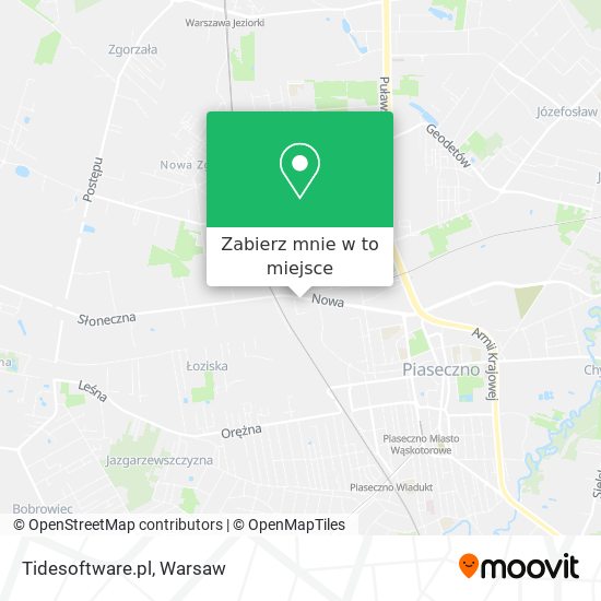 Mapa Tidesoftware.pl