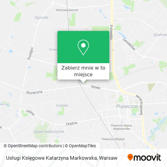 Mapa Usługi Księgowe Katarzyna Markowska