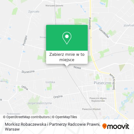 Mapa Morkisz Robaczewska i Partnerzy Radcowie Prawni