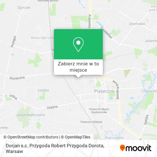 Mapa Dorjan s.c. Przygoda Robert Przygoda Dorota