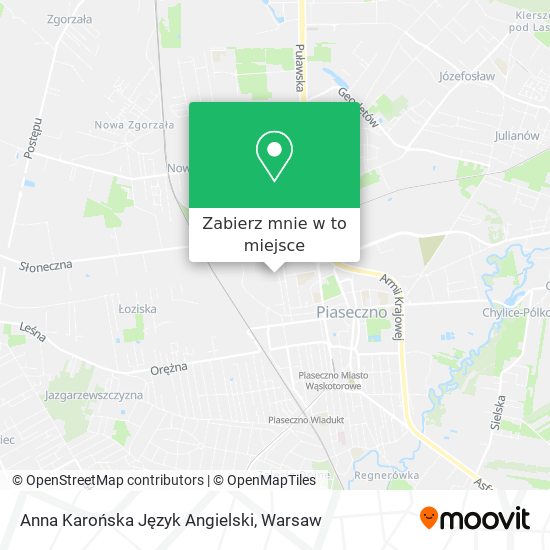 Mapa Anna Karońska Język Angielski