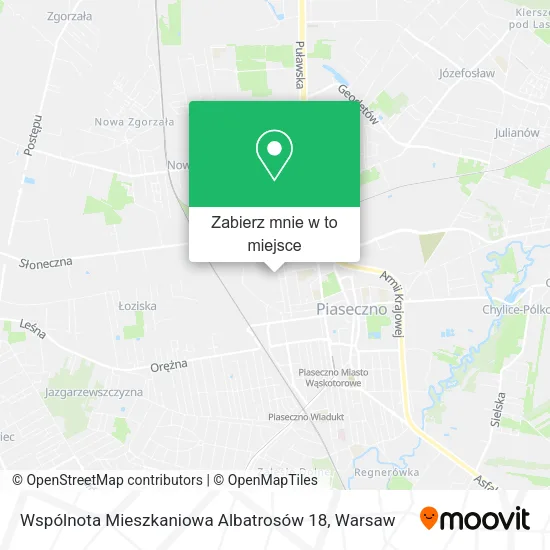 Mapa Wspólnota Mieszkaniowa Albatrosów 18