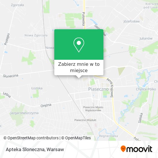 Mapa Apteka Sloneczna