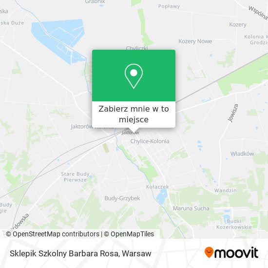 Mapa Sklepik Szkolny Barbara Rosa