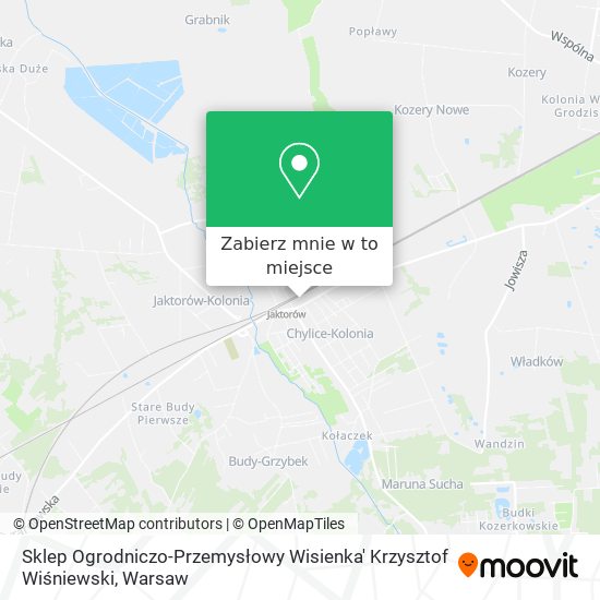 Mapa Sklep Ogrodniczo-Przemysłowy Wisienka' Krzysztof Wiśniewski