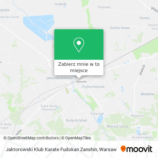 Mapa Jaktorowski Klub Karate Fudokan Zanshin