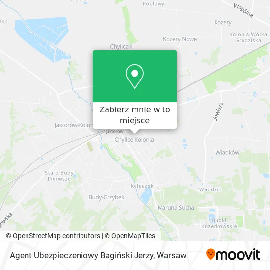Mapa Agent Ubezpieczeniowy Bagiński Jerzy