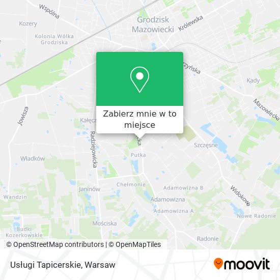 Mapa Usługi Tapicerskie