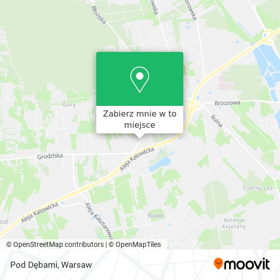 Mapa Pod Dębami